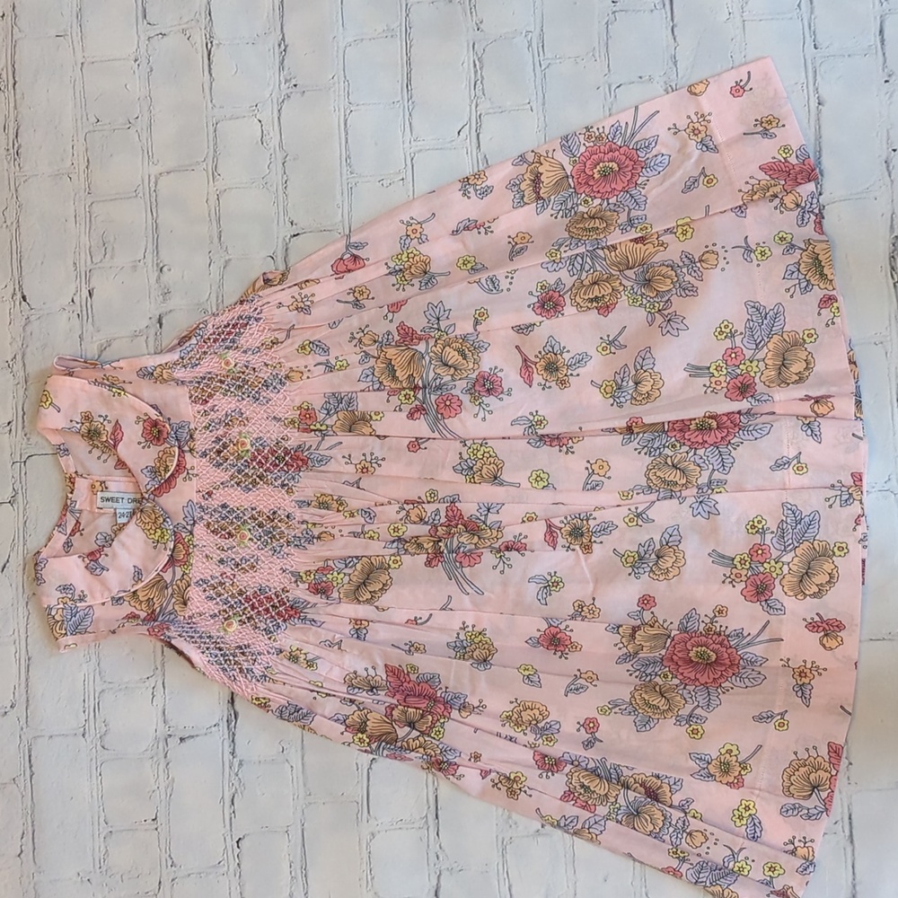 Girls' Smocked Dress 24M/2T
